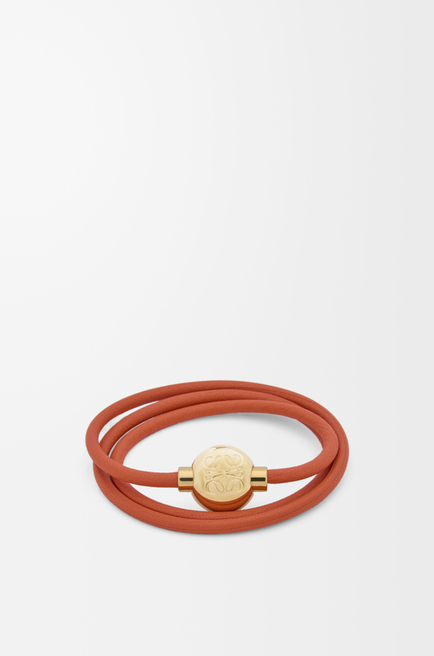 ぺブル ブレスレット（カーフ） オレンジ - LOEWE Japan official website