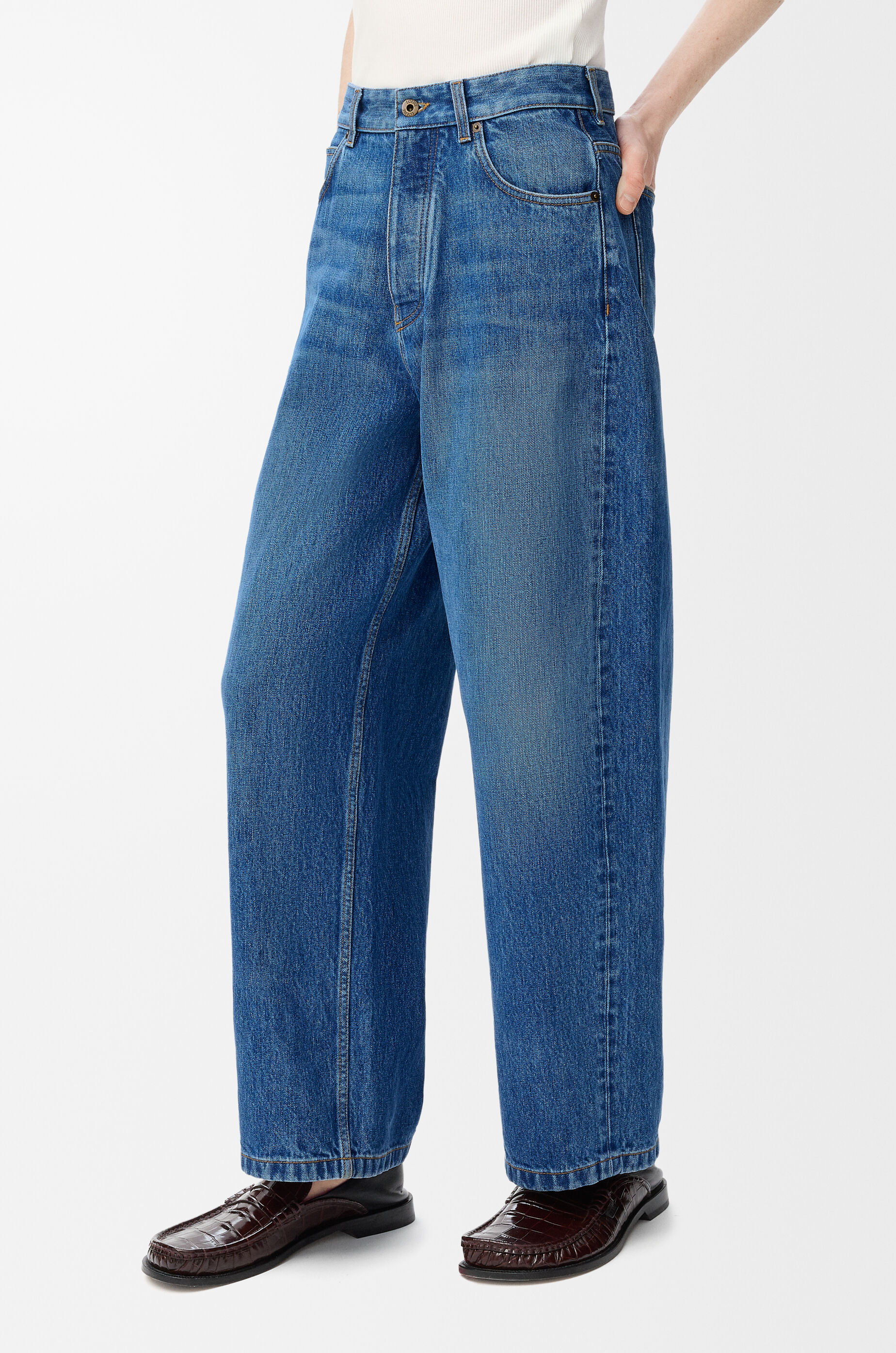 Jeans in denim Blue - LOEWE USA Official Website