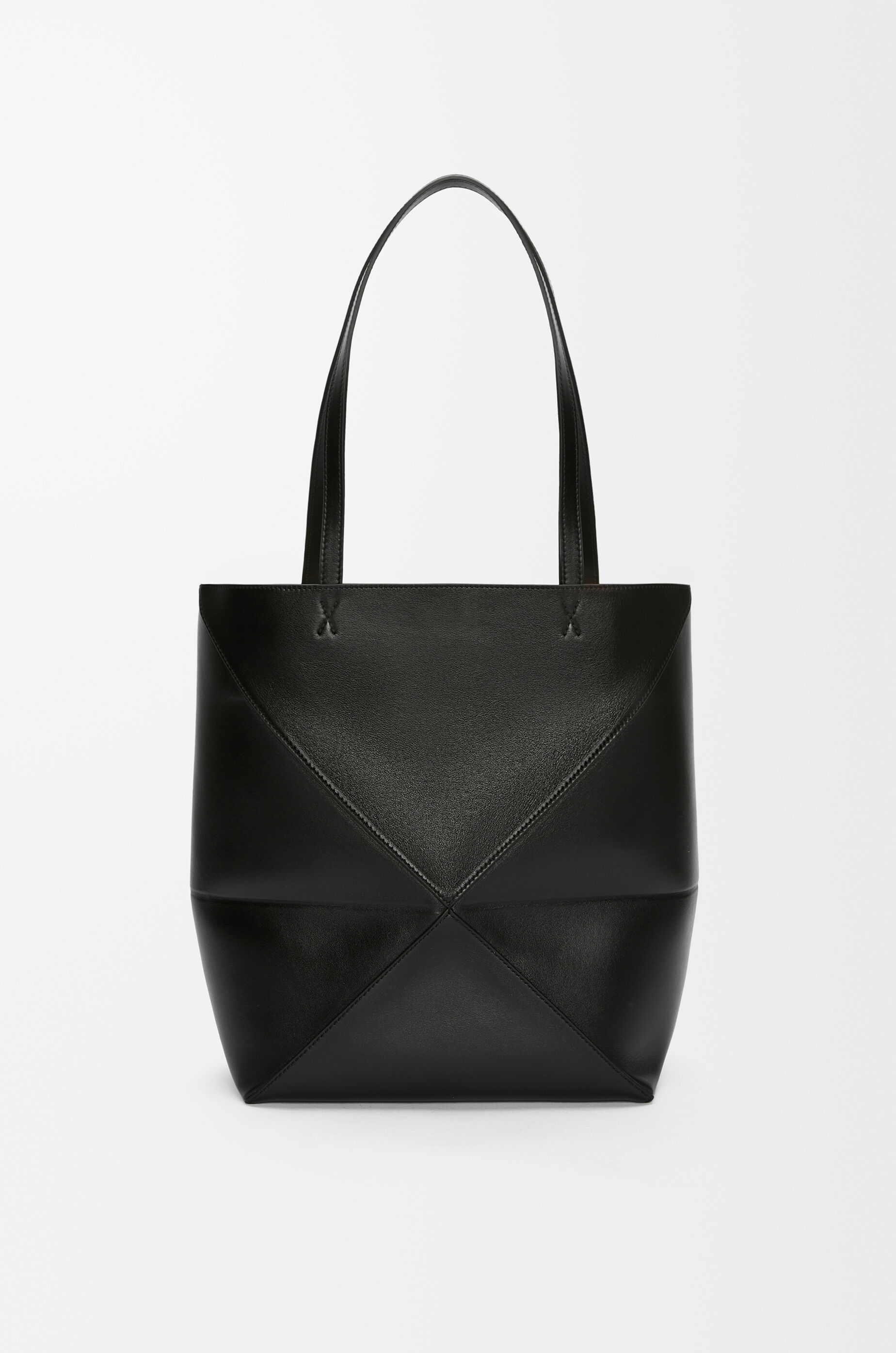 パズルフォルド トート （シャイニーカーフ） ブラック - LOEWE Japan