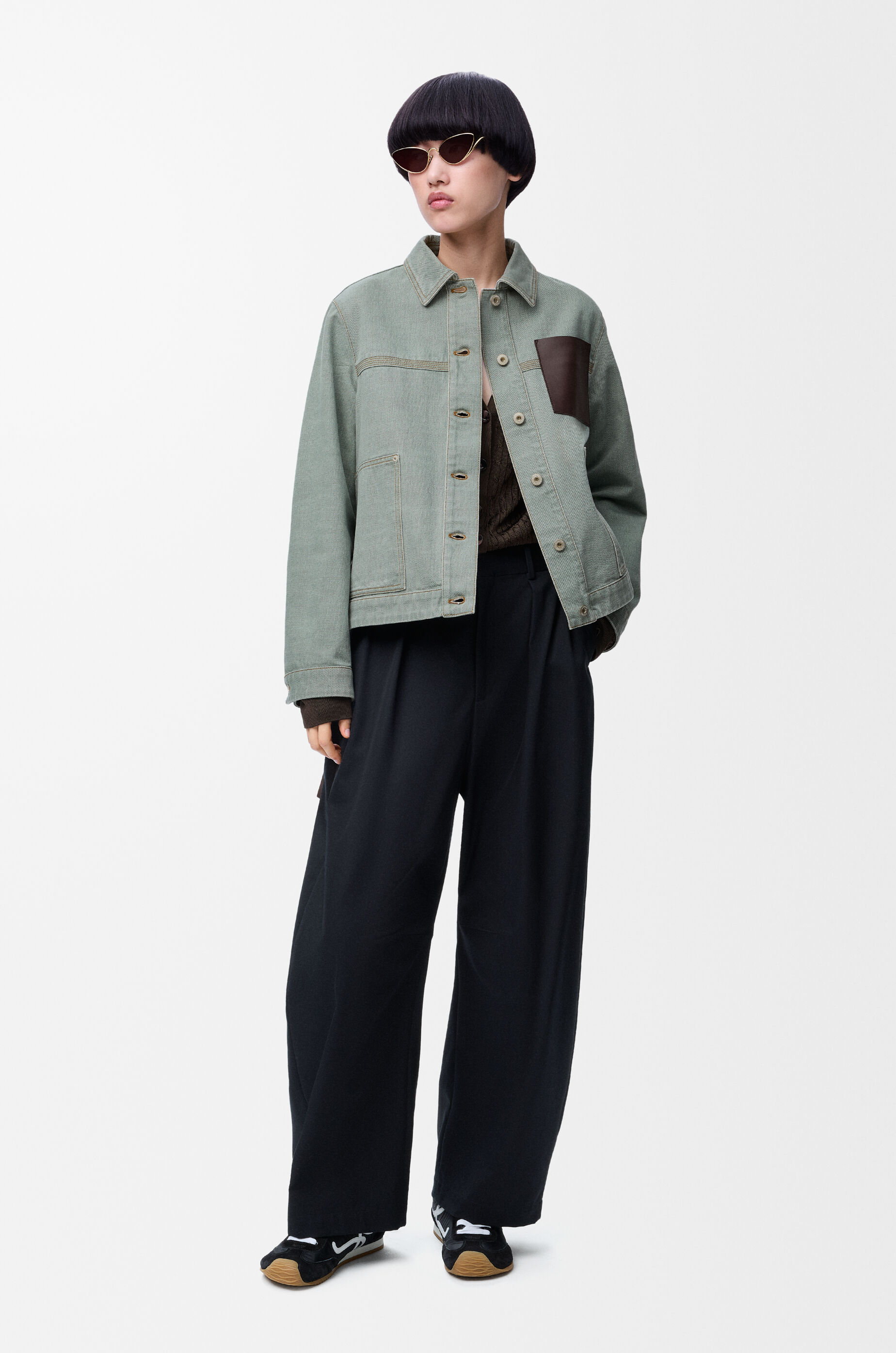 ワークウェア ジャケット（デニム） グリーン - LOEWE Japan official
