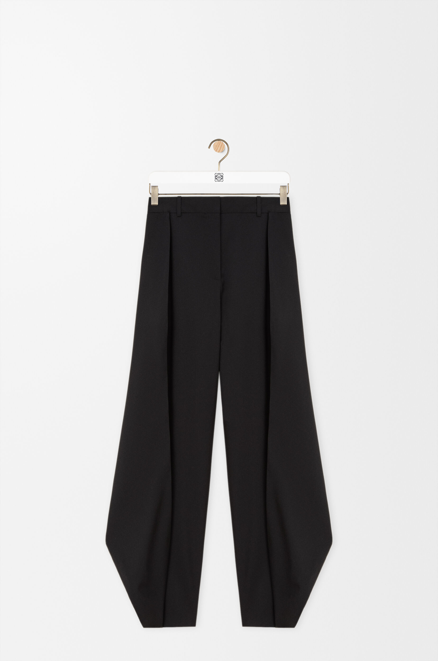 Trousers in wool Black - LOEWE
