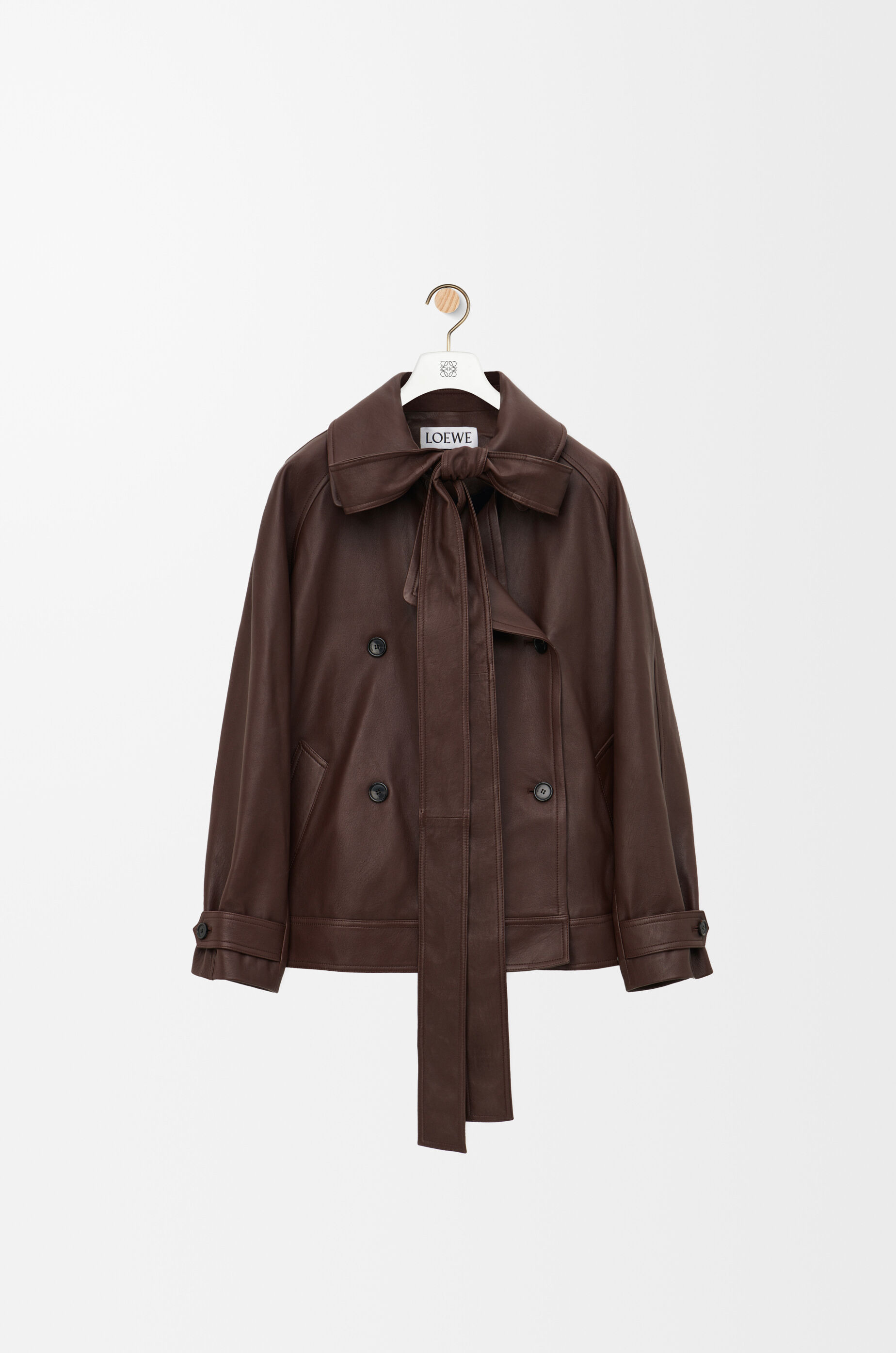 ボウ ジャケット（ナパラム） ブラウン - LOEWE Japan official website