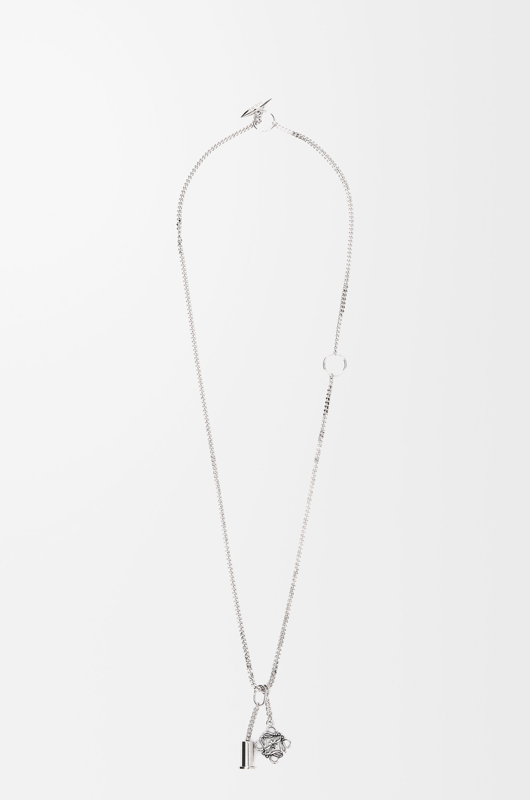 Personalisation necklace in metal Silver - LOEWE USA Official Website