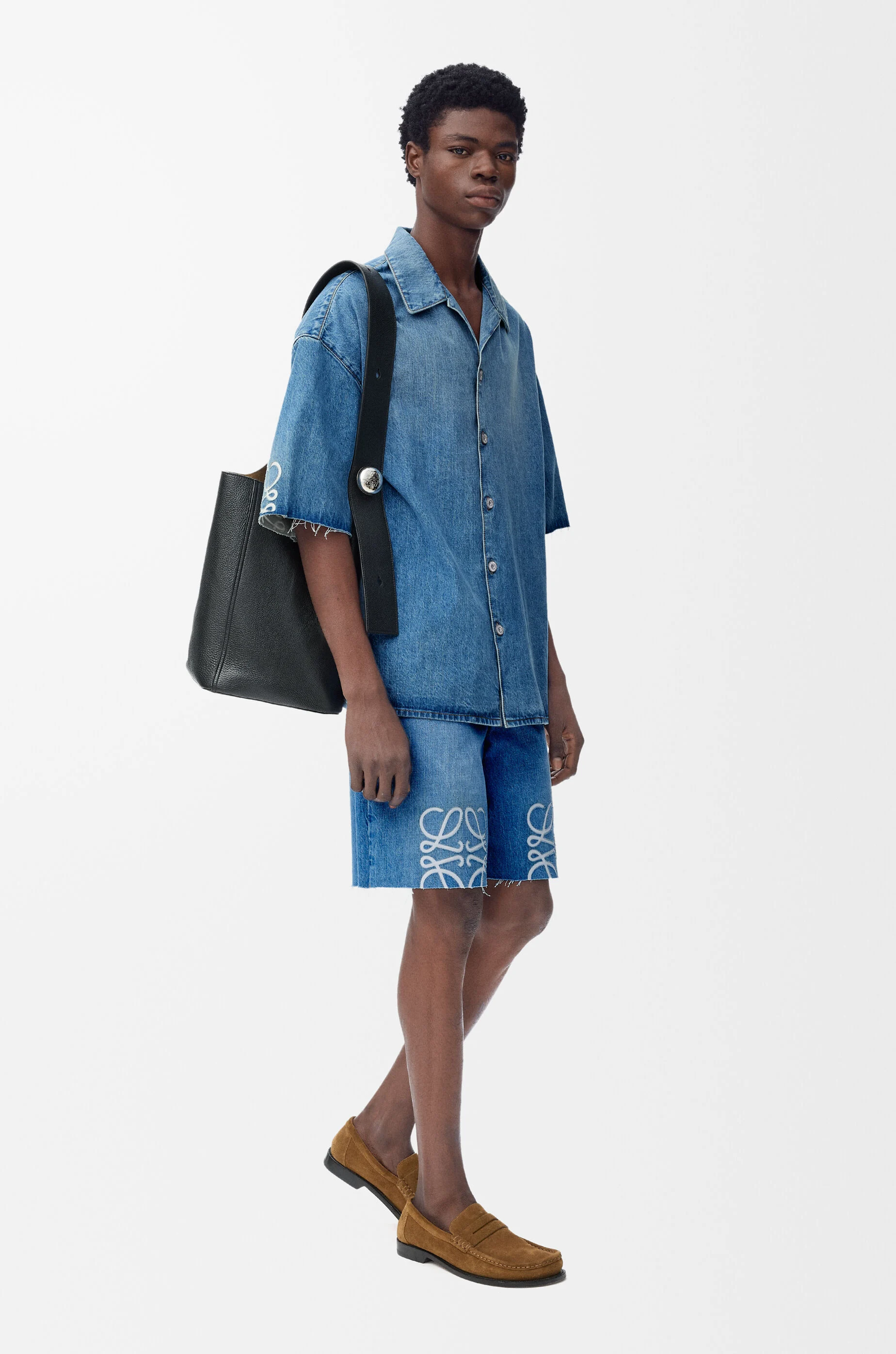 アナグラム ショーツ（デニム） ブルー - LOEWE Japan official website