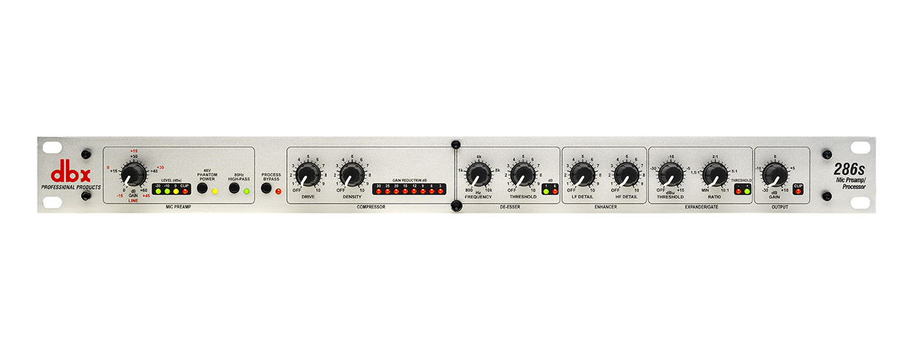 Dbx 286s Microphone Preamp Processor | Long & McQuade