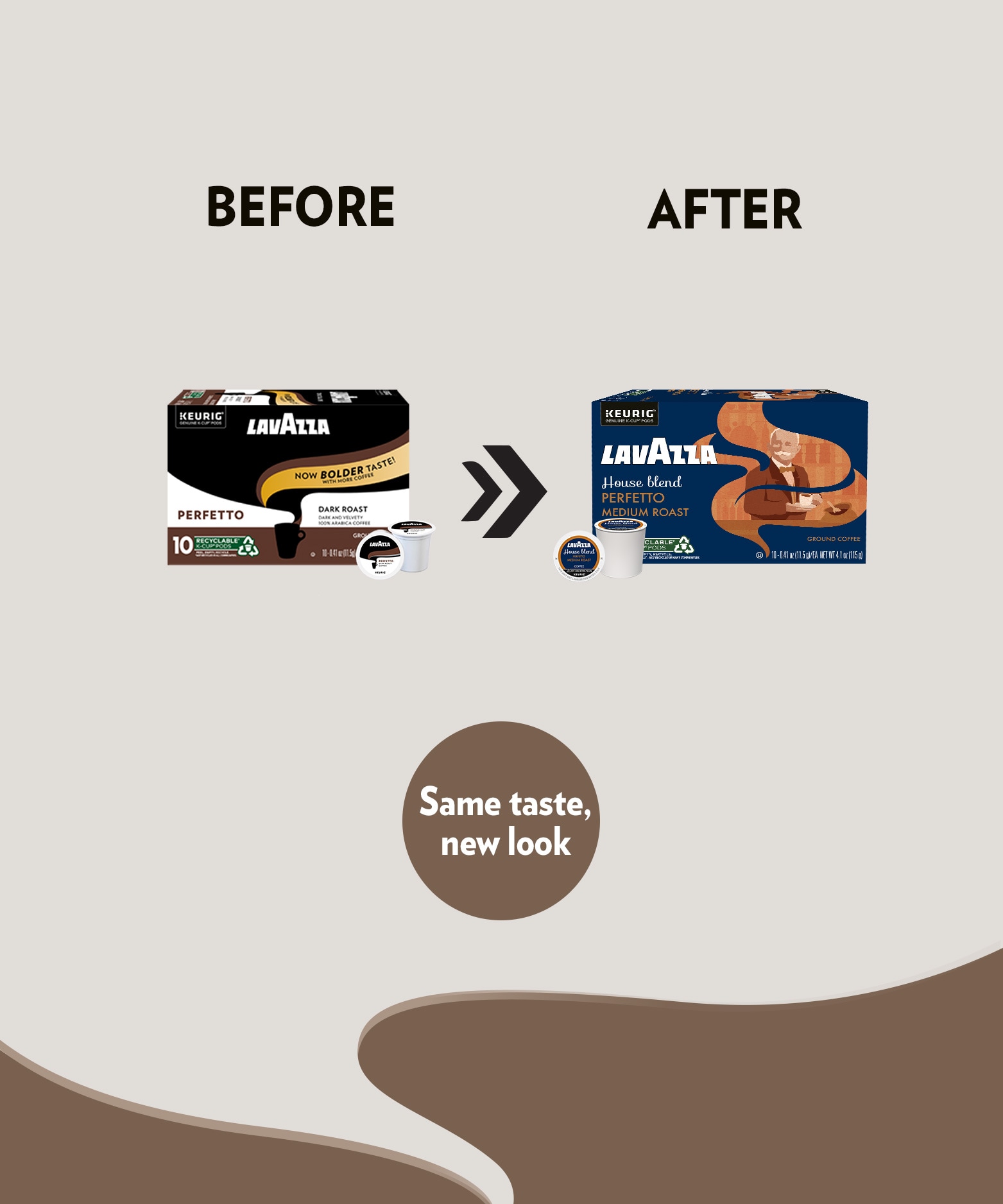 Perfetto Keurig K-Cup® - Single Serve Coffee Pods x60 | Lavazza