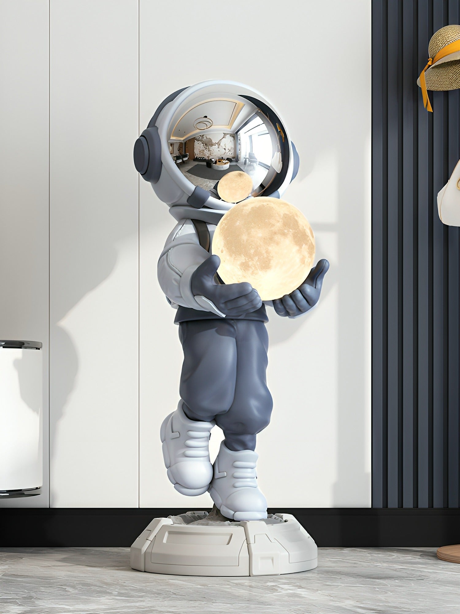 Moon Loom Lamp – Astronaut Modern Artistic Table Lamp | La Caza Cali