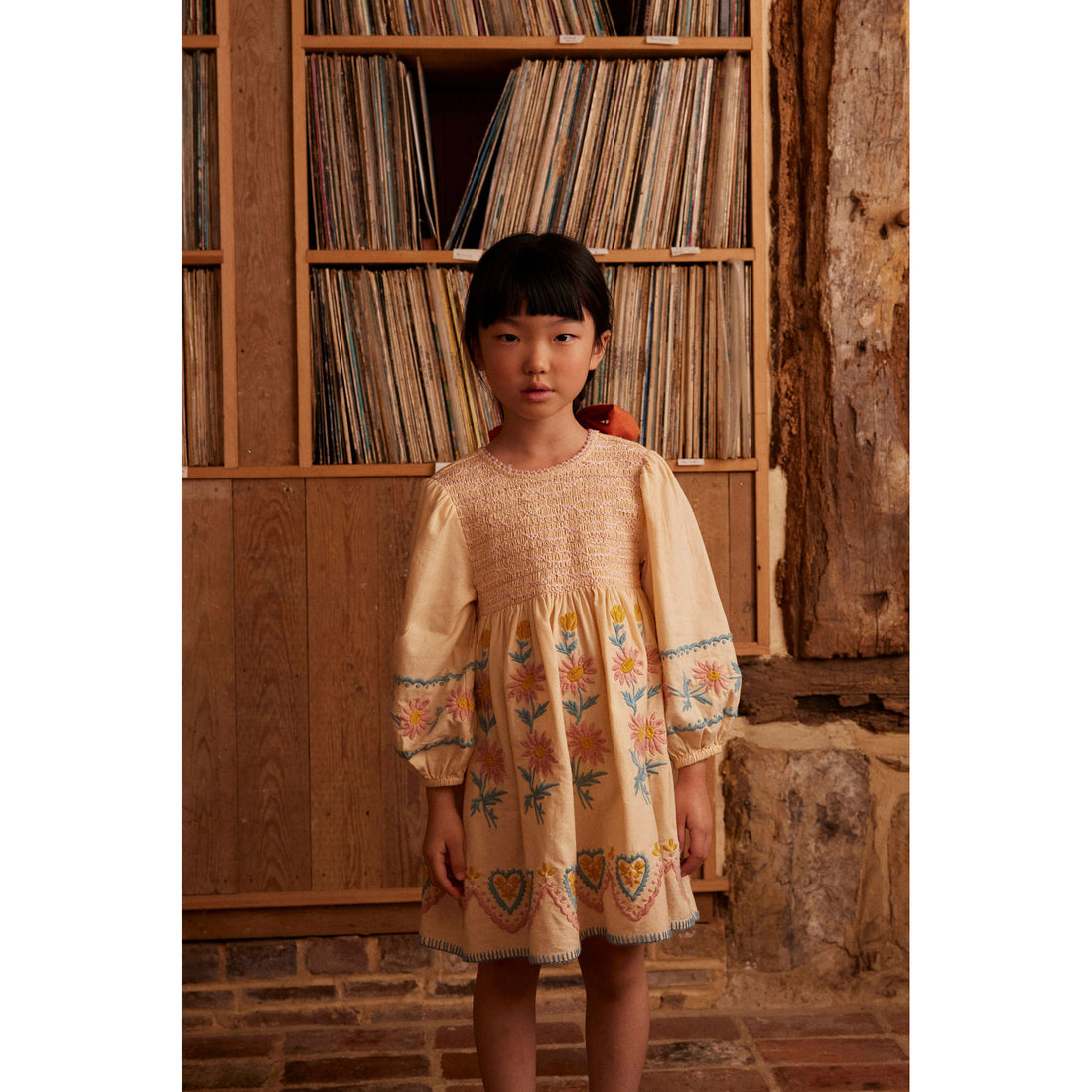 カ*ツ様 apolina 5-7y Penny Smock Dress - Ca Apolina Penny Smock