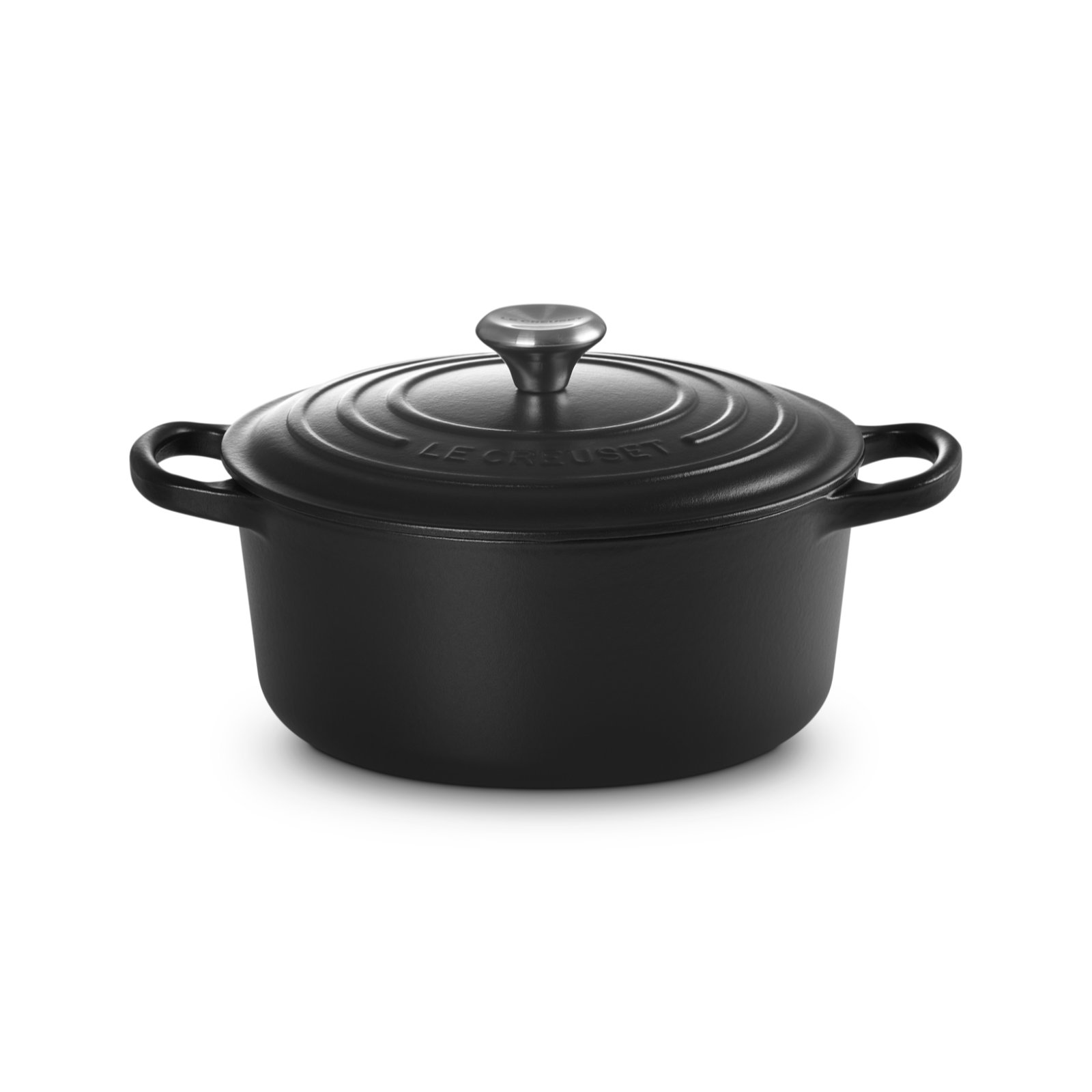シグニチャー ココット・オーバル 17cm マットブラック (シルバー