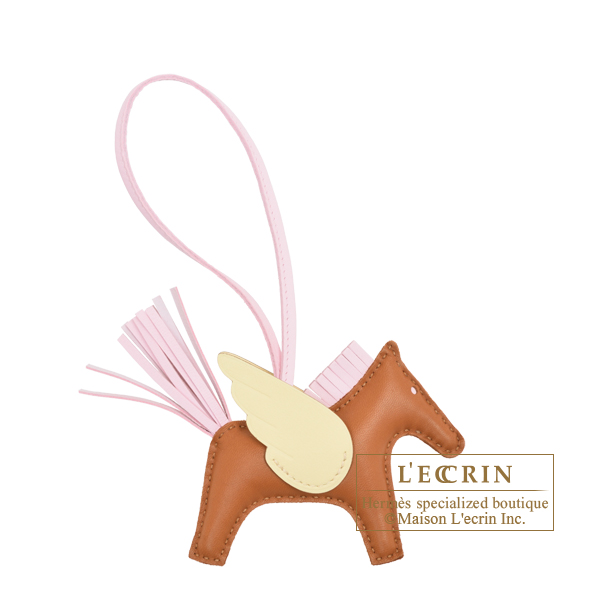 Hermes Rodeo charm Pegasus PM Gold/Rose darling/Jaune milton