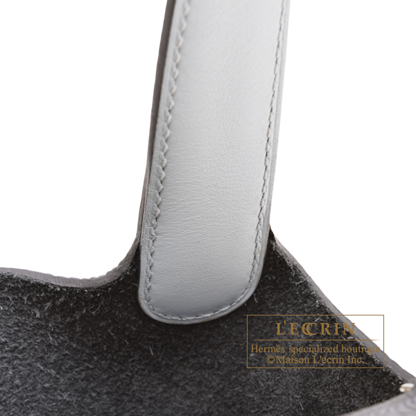 Hermes Picotin Lock Eclat bag 18/PM Ardoise/ Gris platine Clemence