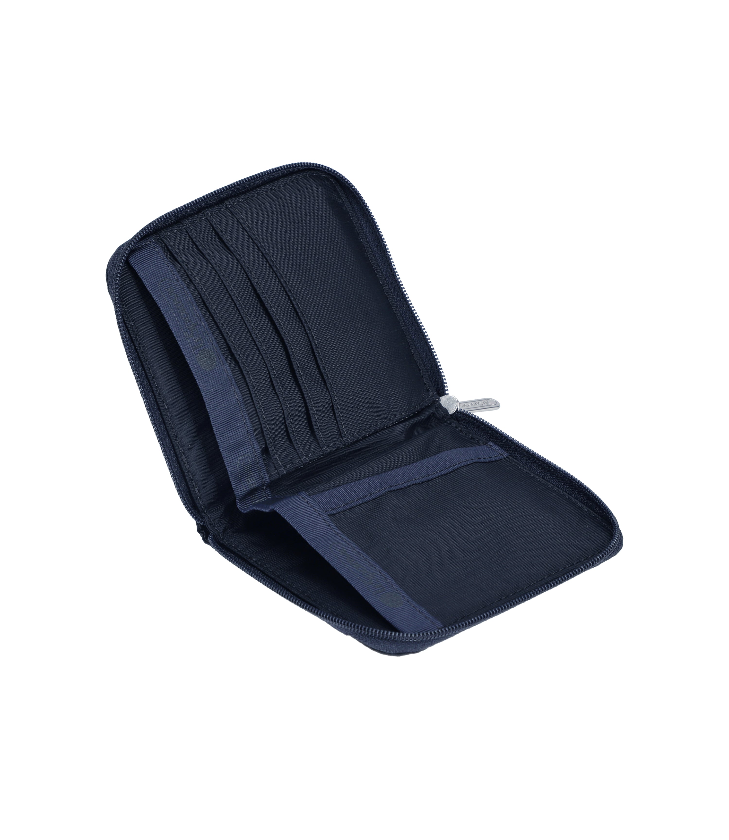 Deep Sea Navy Blue Compact Zip Wallet | LeSportsac