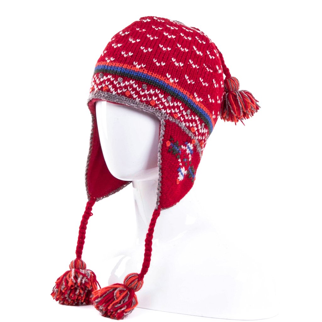 Helsinki Earflap Hat – Fleece-Lined, Nordic Design, 100% Wool