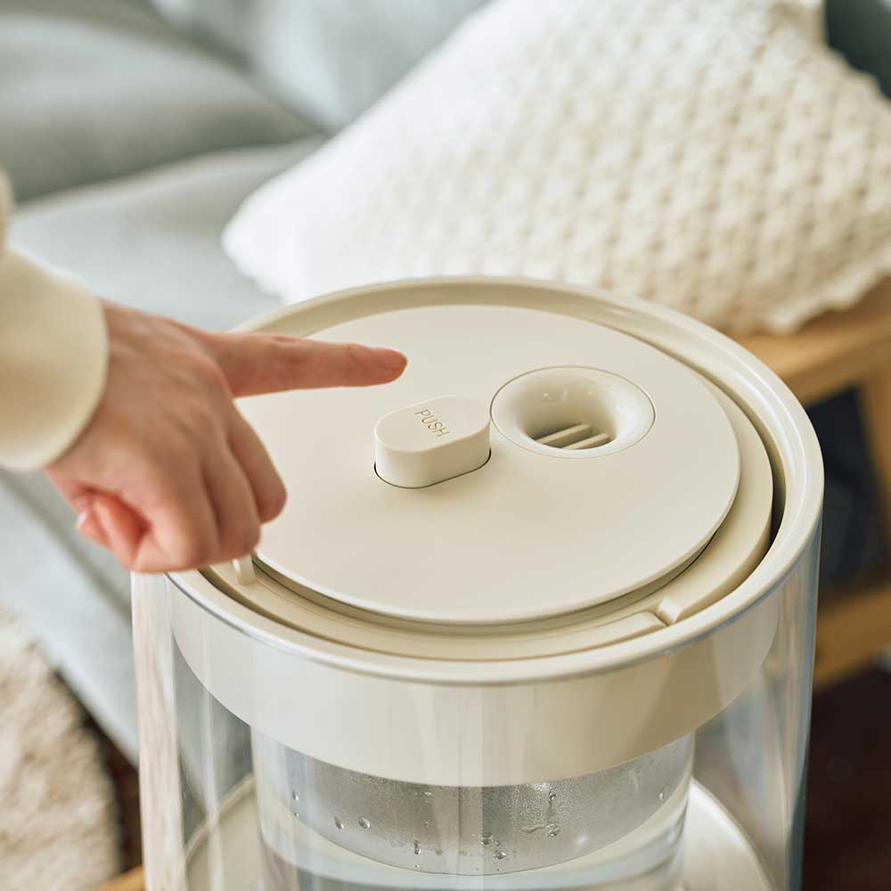 クワッズ ガラススチーム加湿器／グラス | ライトアップオンラインストア