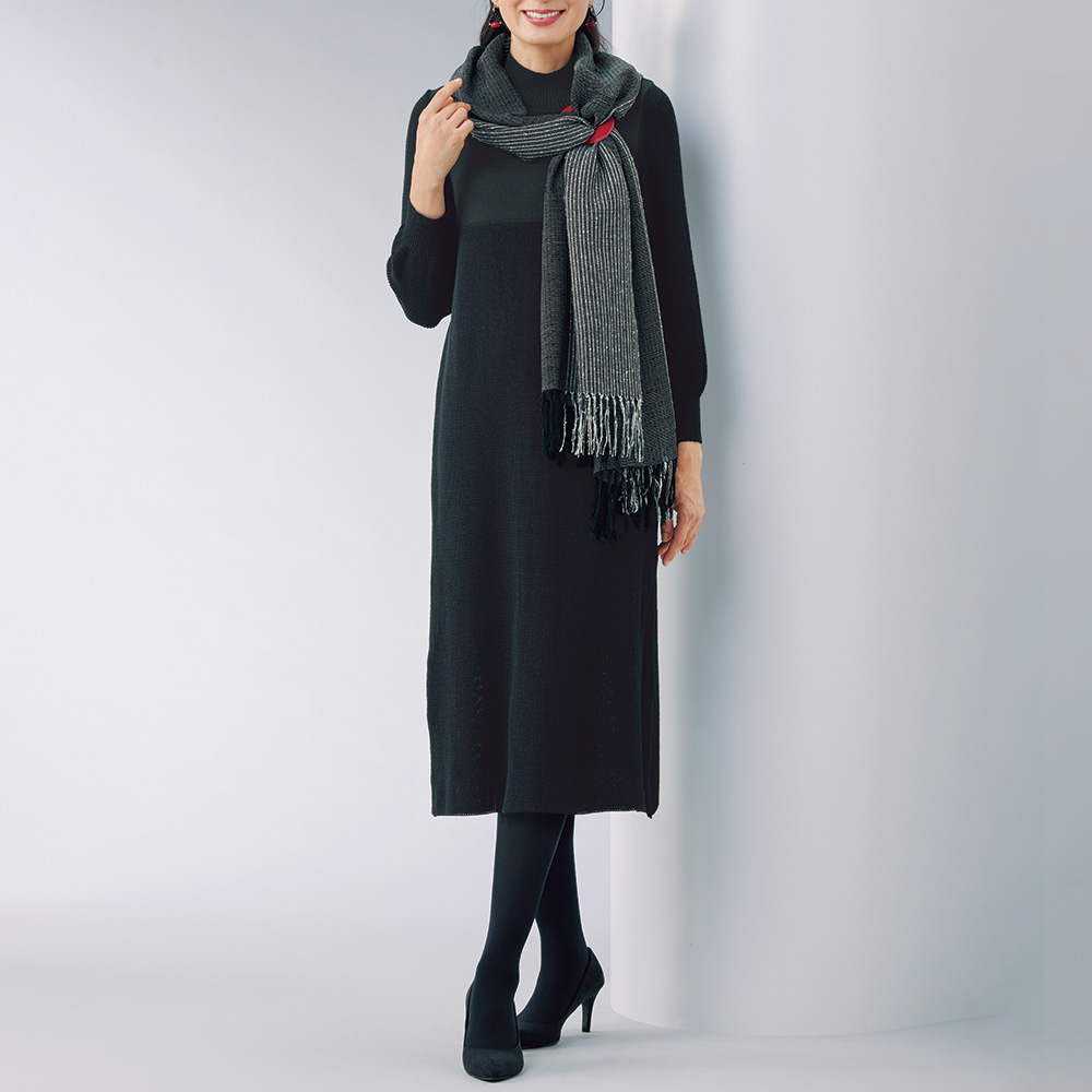 河野良雄 ウールシルク・ワンピース | ライトアップオンラインストア