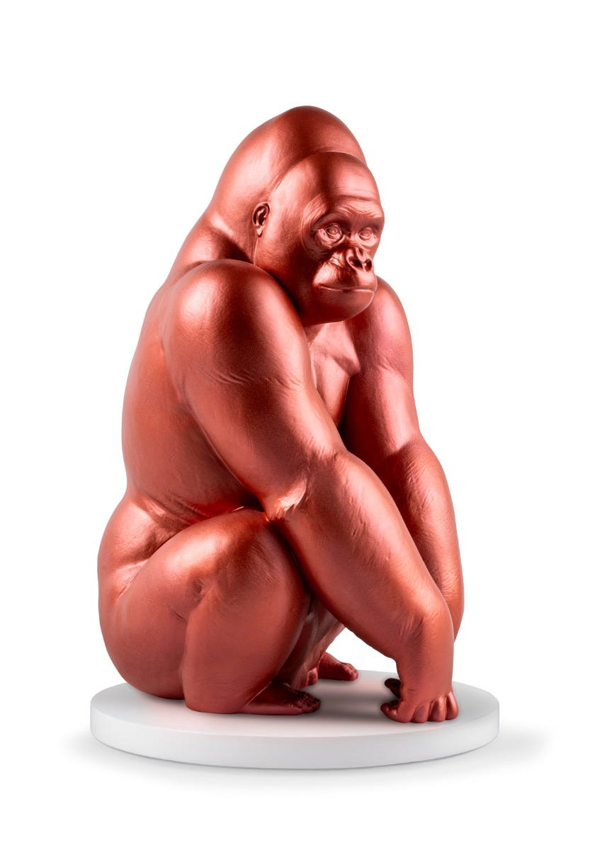 ゴリラ (Metallic Red) =Limited Edition= | リヤドロ公式オンライン