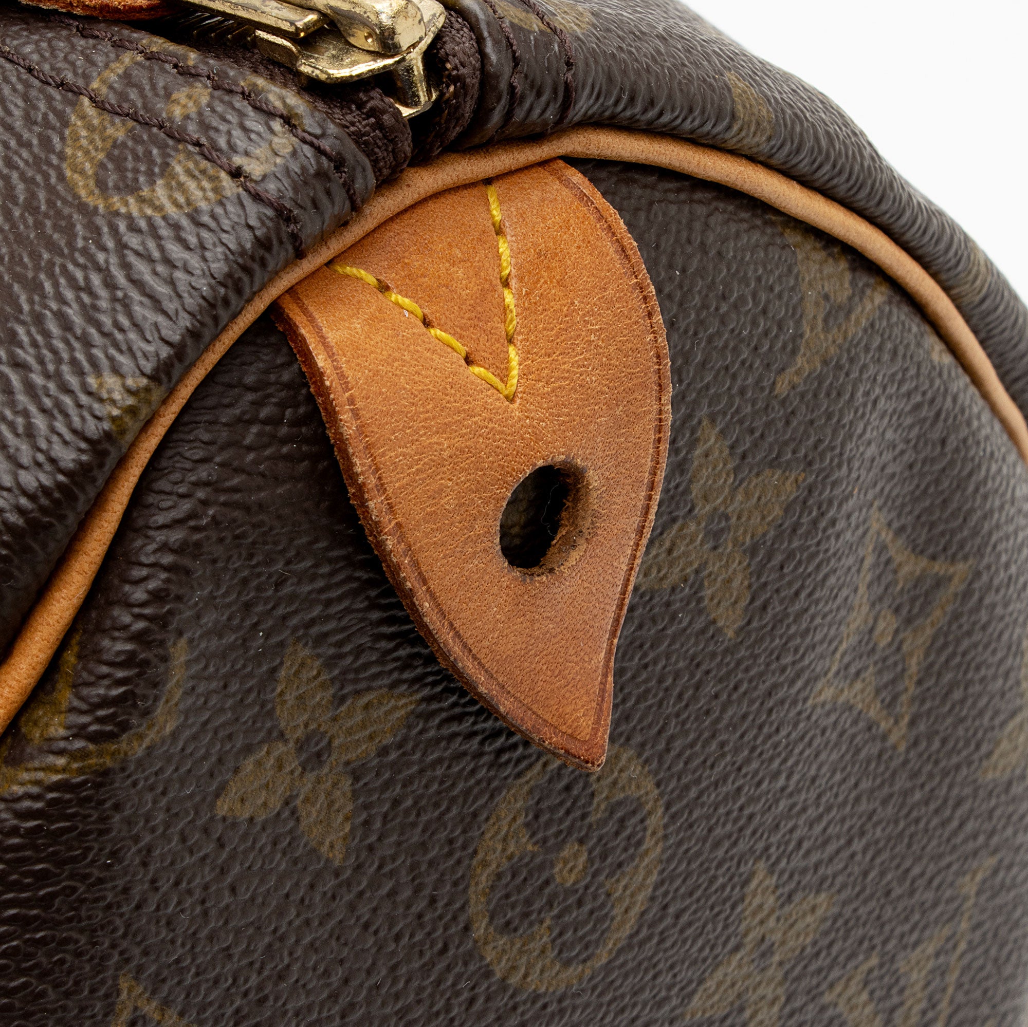 Louis Vuitton Vintage Monogram Canvas Speedy 35 Satchel (SHF-iS1dlK)