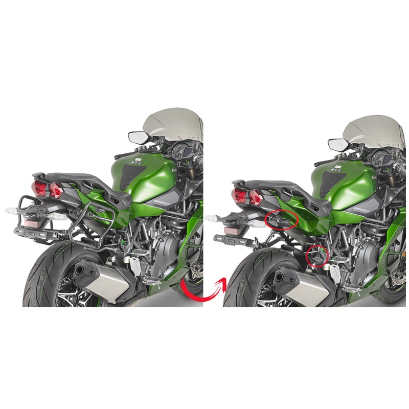 PLXR4123 Portavaligie laterali GIVI per Valigie V35 Monokey Side