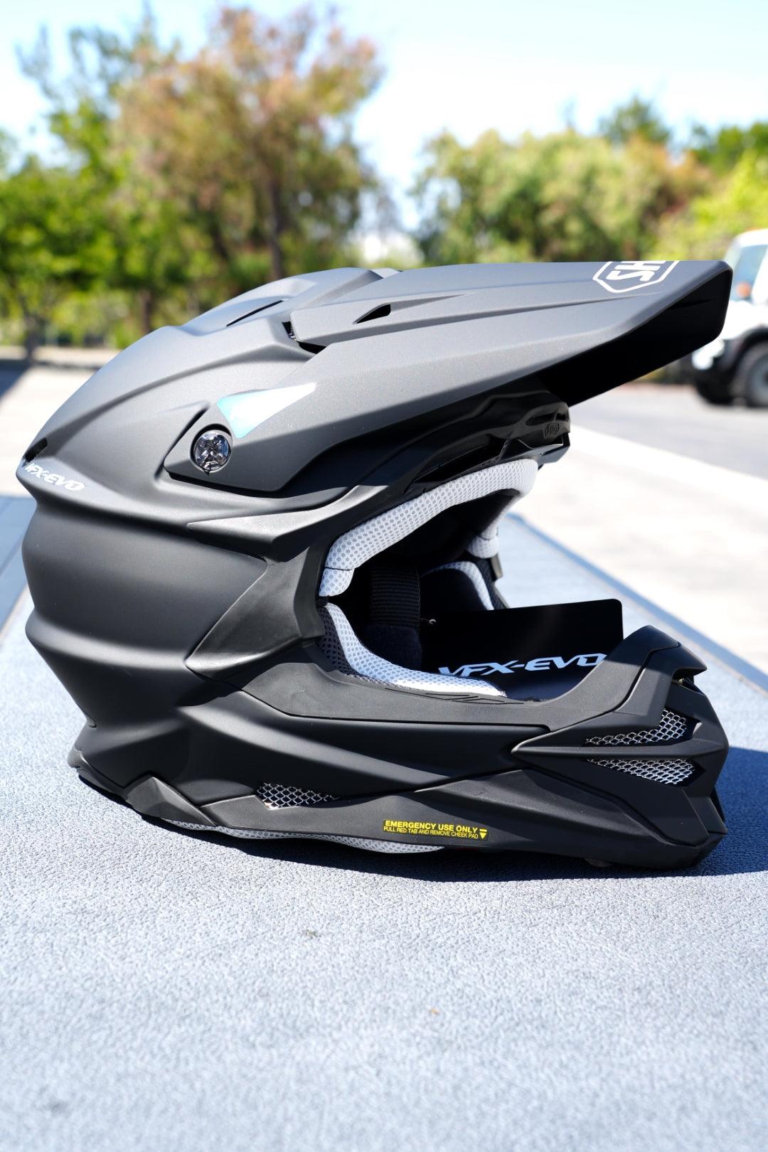 Shoei VFX-EVO Helmet - Matte Black – Motor Psycho Sport