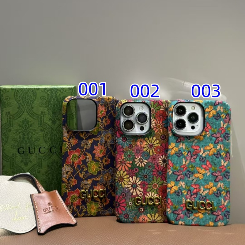 gucci iphone17 ケース 花柄 グッチ アイ フォン ケース スマホケース