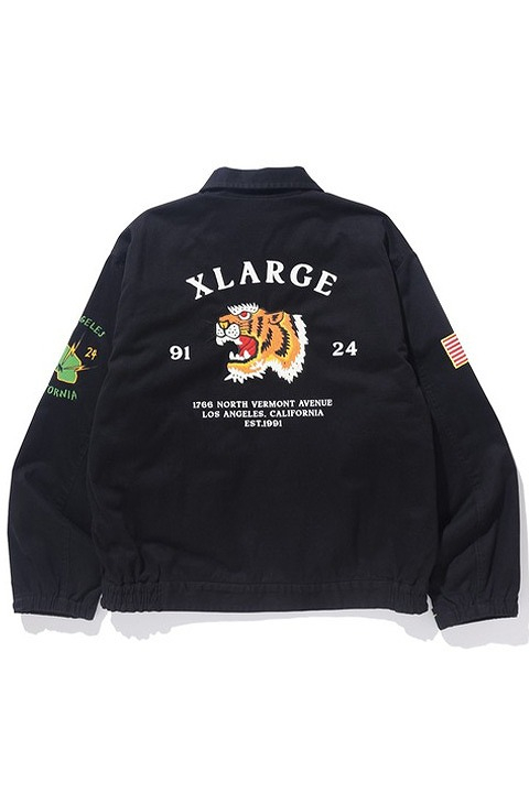 XLARGE エクストララージ 101241021004 TIGER EMBROIDERY VIETNAM