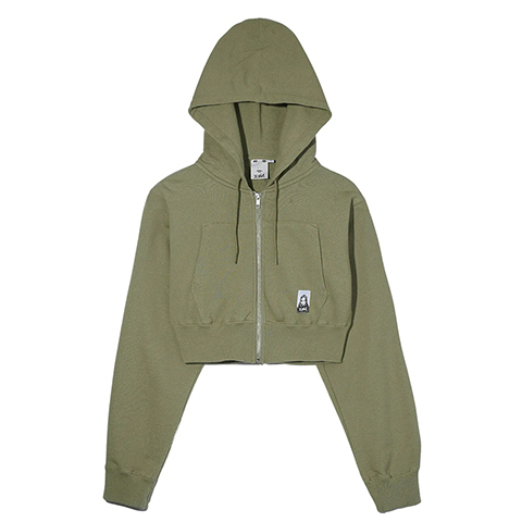 X-girl エックスガール 105241012016 FACE COMPACT ZIP UP HOODIE X