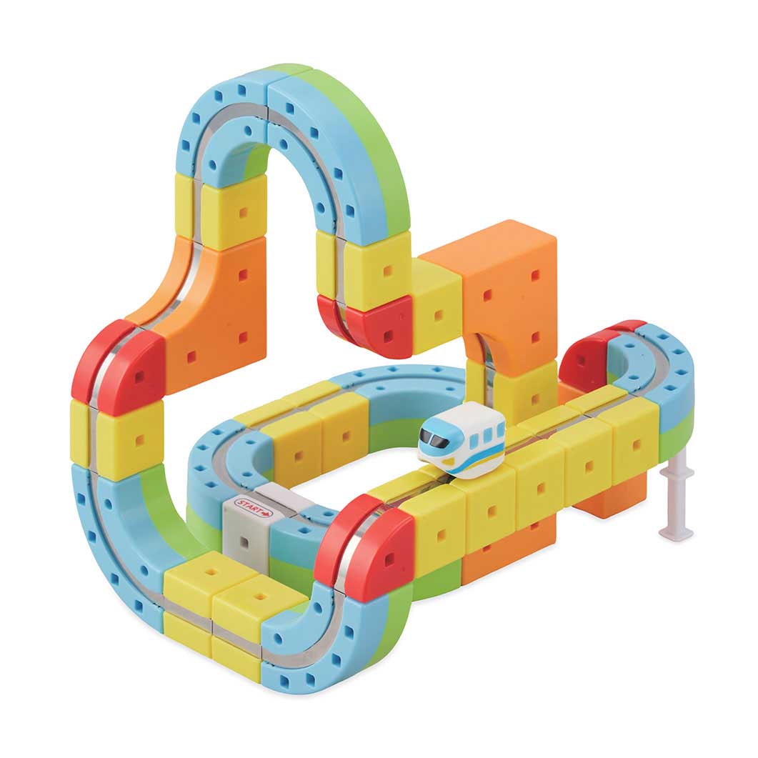 レールキューブ ブロックトイ スターターセット(スターターセット)：キッズ