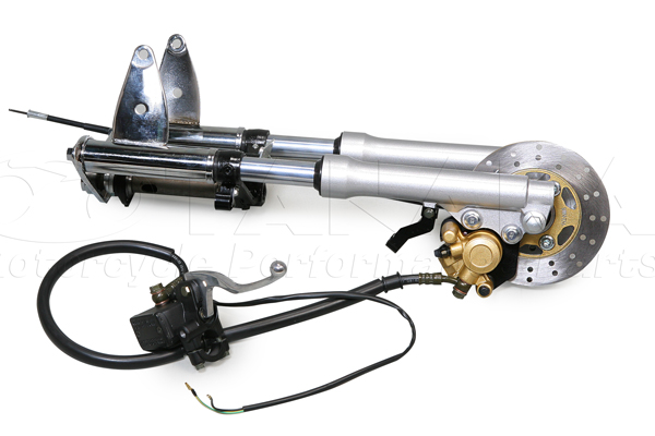 102wモンキー用φ26フロントフォーク 右側ディスクブレーキキット 480mm