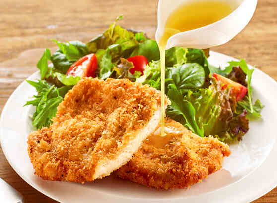 レモンソースで食べるチキンカツレツ | おすすめレシピ | モランボン