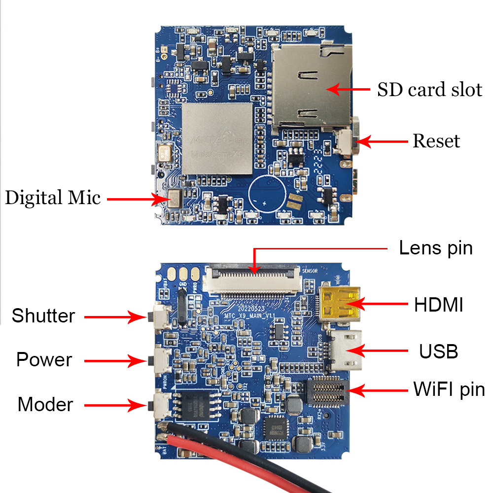 卸売MATECAM X9 4K@60fps 20cm IMX317ミニスパイ隠れカメラ、4K HD
