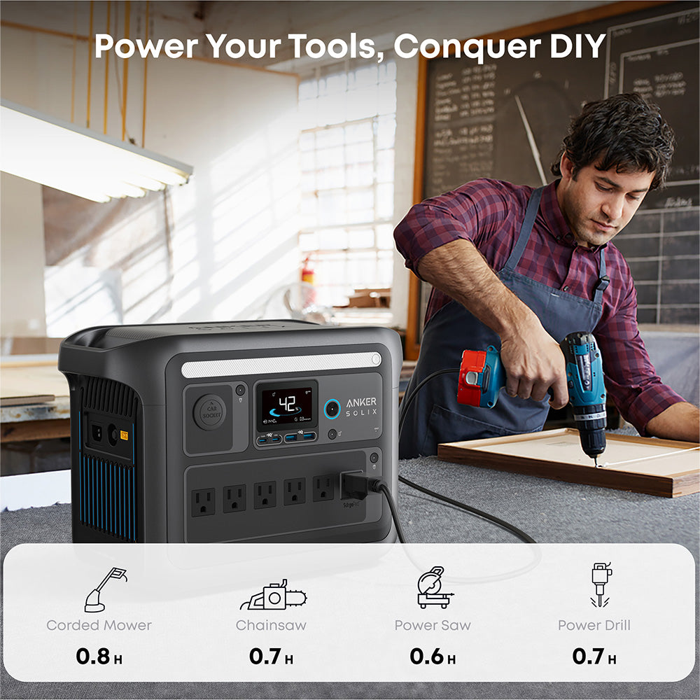 Anker SOLIX C1000X 1056Wh / 1800W Portable Power Station – MaxTool