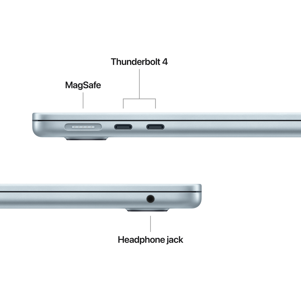 New MacBook Air 13-inch: M4, 16GB, 512GB - Sky Blue | Mac-Ave