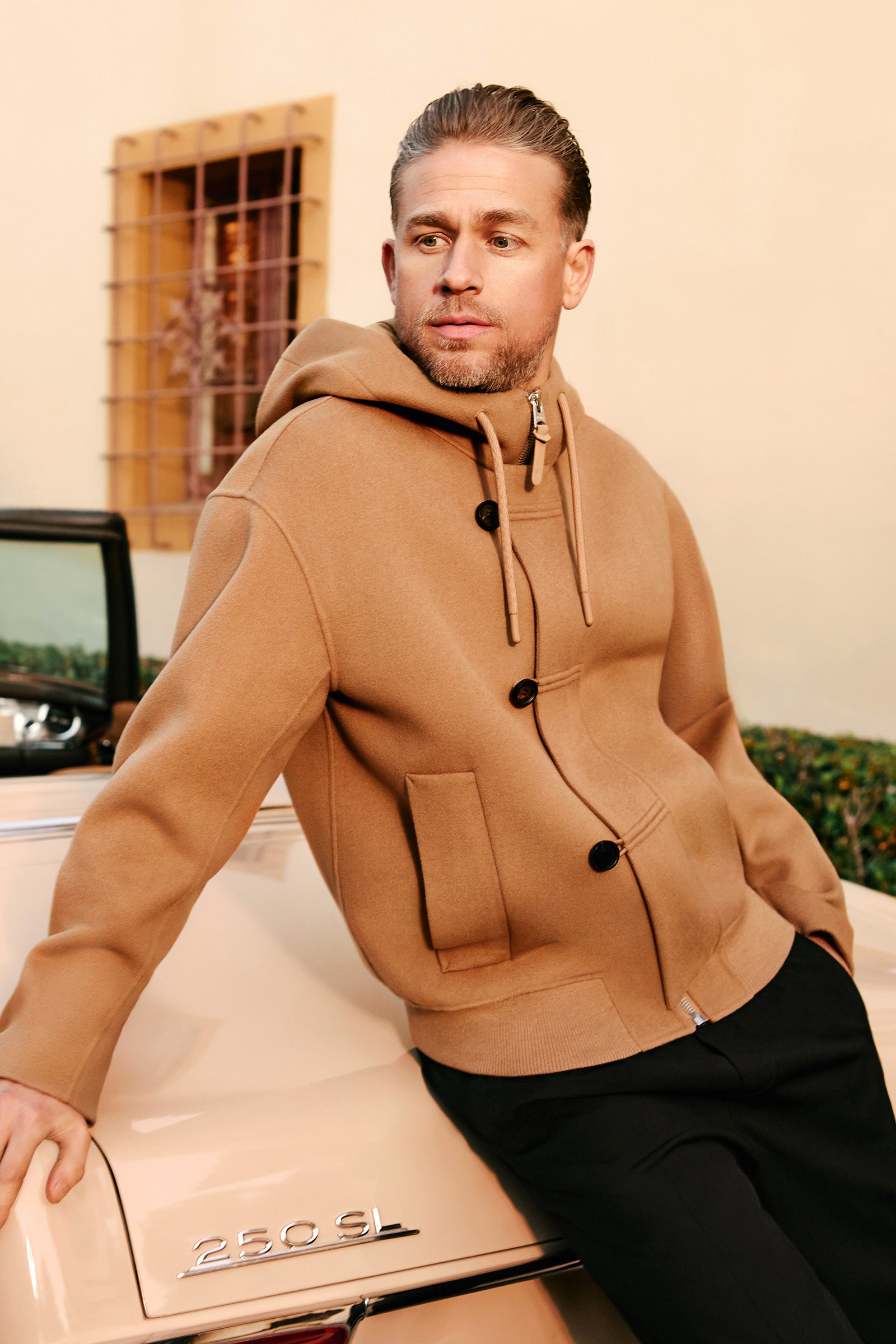 Malik, Double-Face Wool Hooded Jacket | Mackage® US