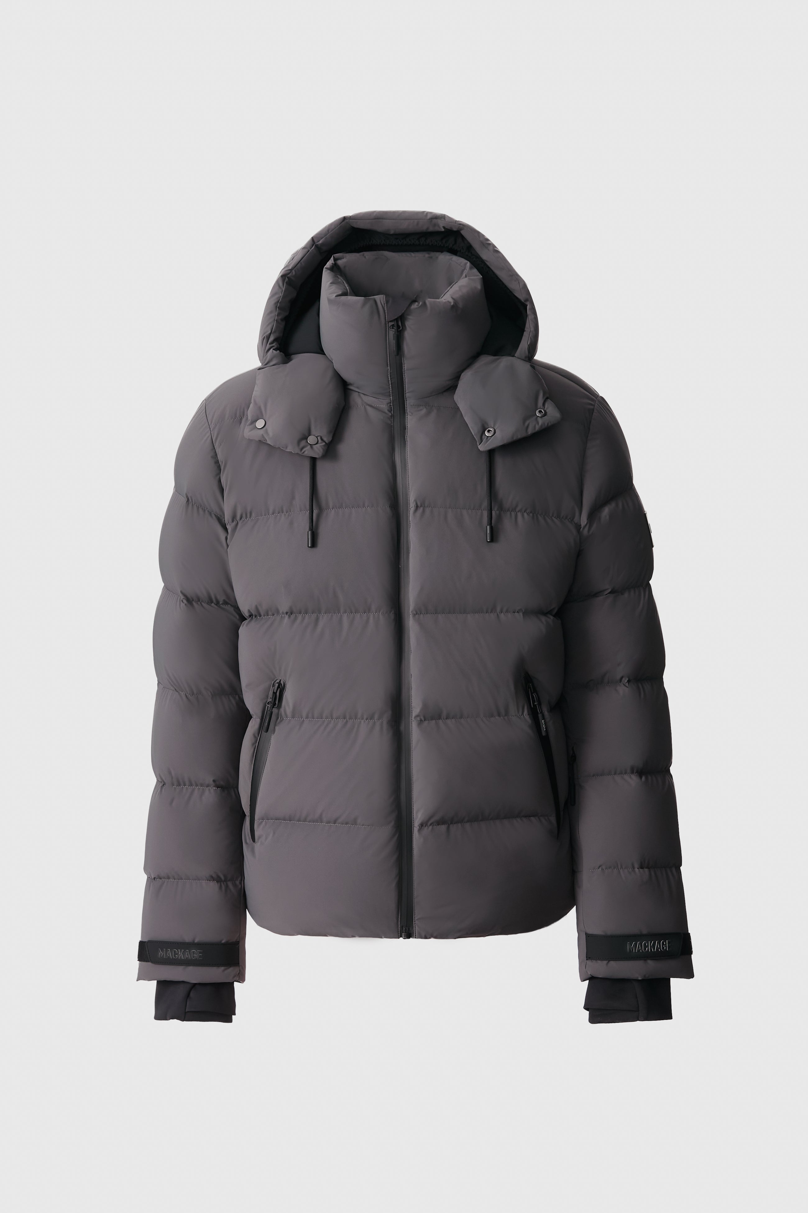Samuel, Medium down jacket with hood for men | Mackage® US