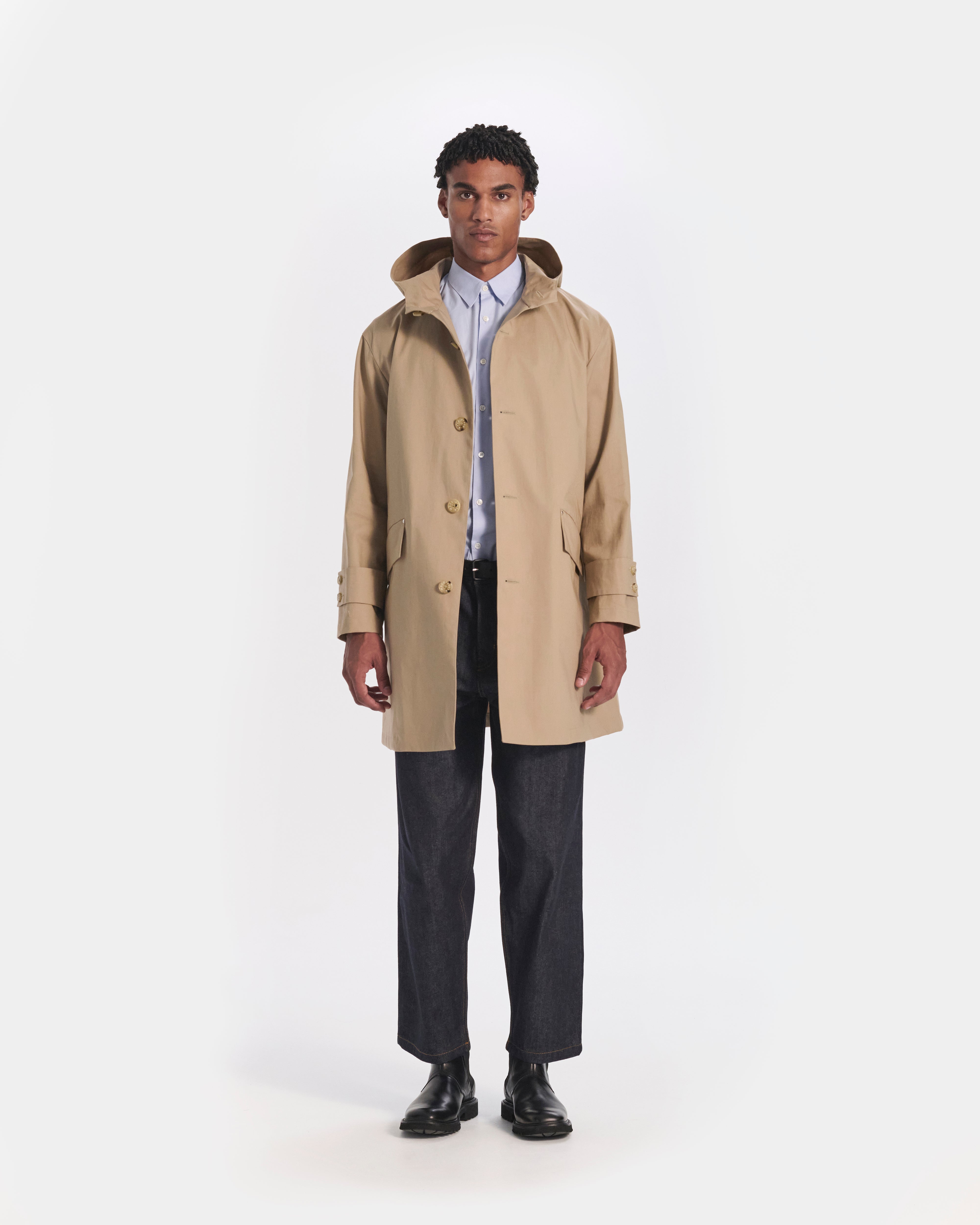 メンズ HUMBIE HOOD SL - MACKINTOSH RAINTEC フーデッドコート