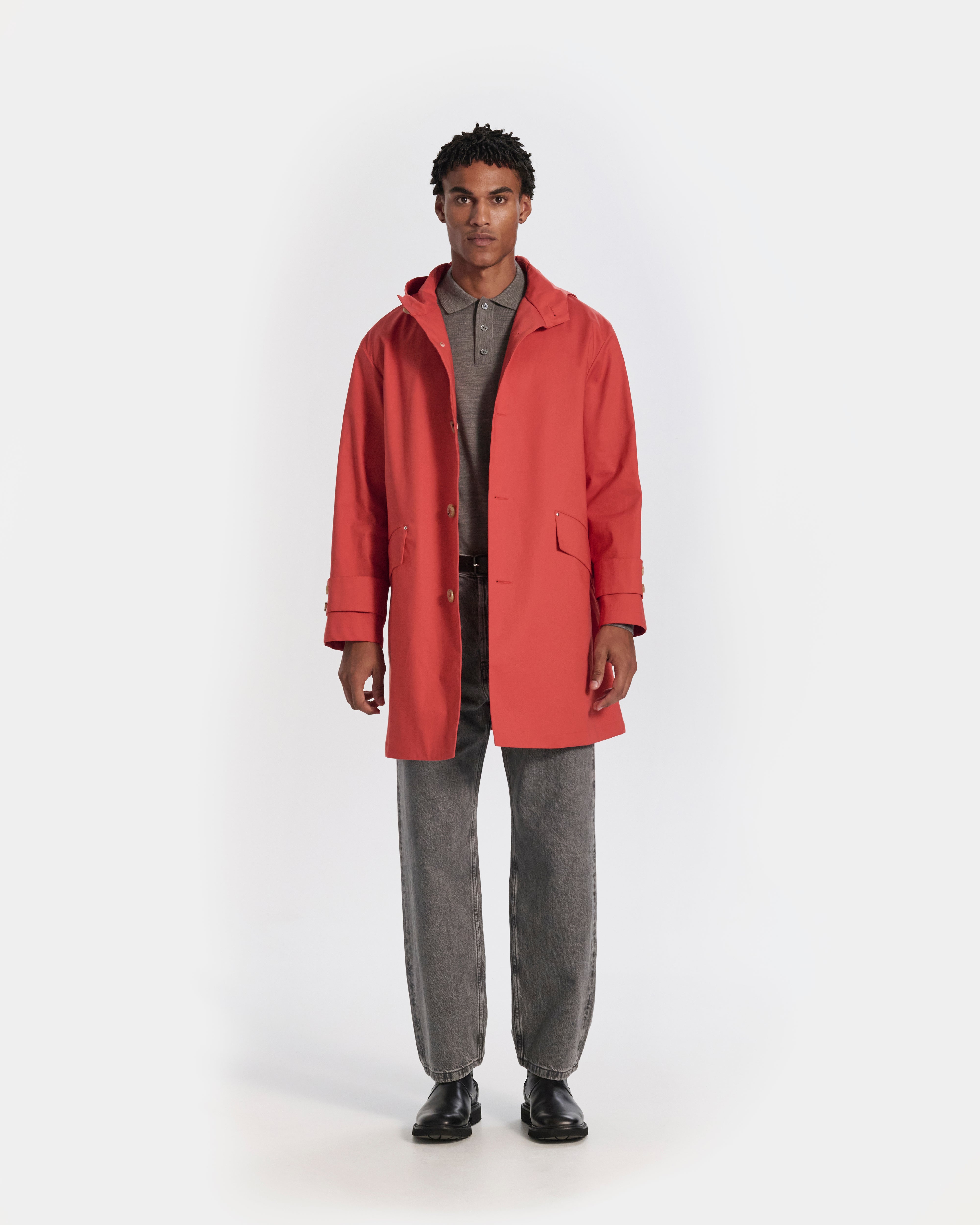 メンズ HUMBIE HOOD SL - MACKINTOSH RAINTEC フーデッドコート