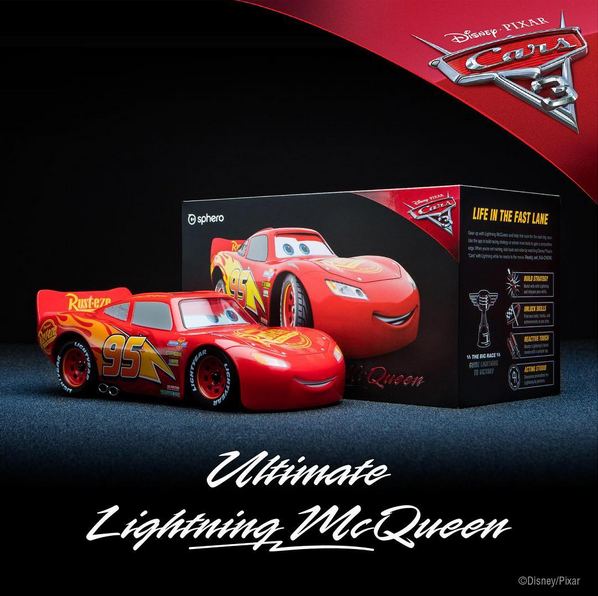 Sphero、カーズのライトニング・マックィーンを操作する「Ultimate