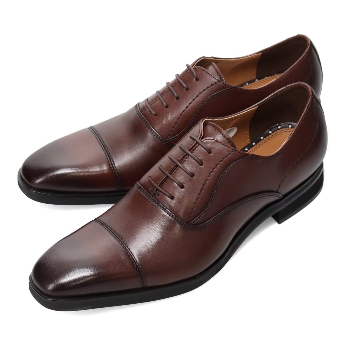 モデロ MODELLO ビジネスシューズ DM1511A(25.0 BLACK): メンズ