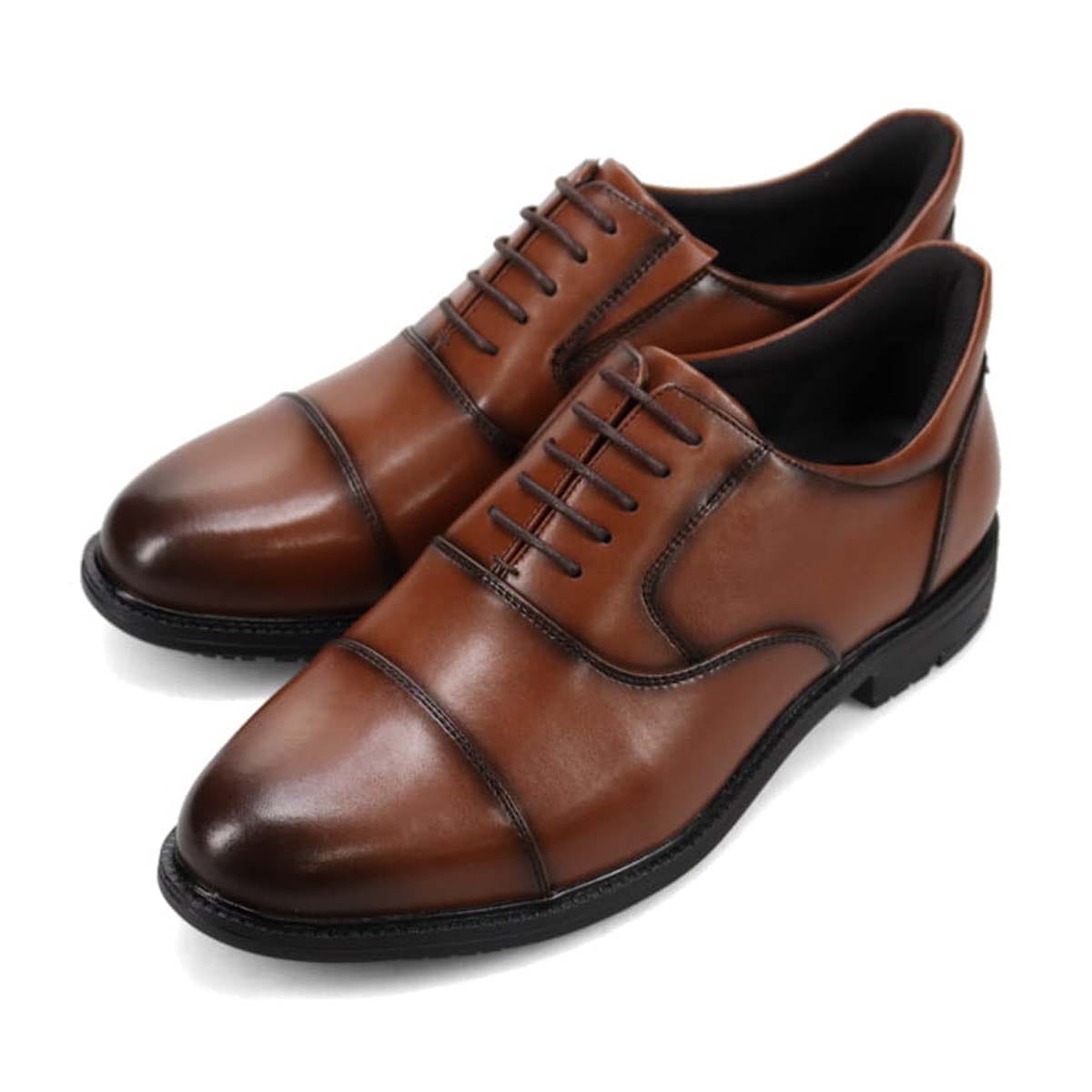 HIROKO KOSHINO HOMME メンズ 内羽根ストレートチップビジネスシューズ