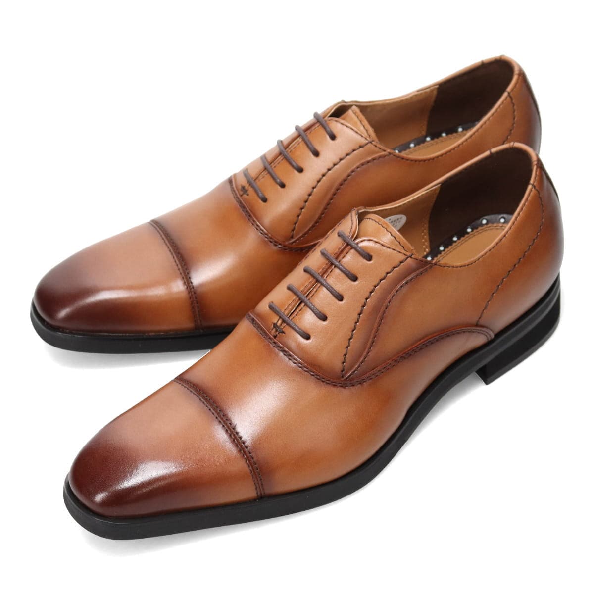 モデロ MODELLO ビジネスシューズ DM1511A(25.0 BLACK): メンズ