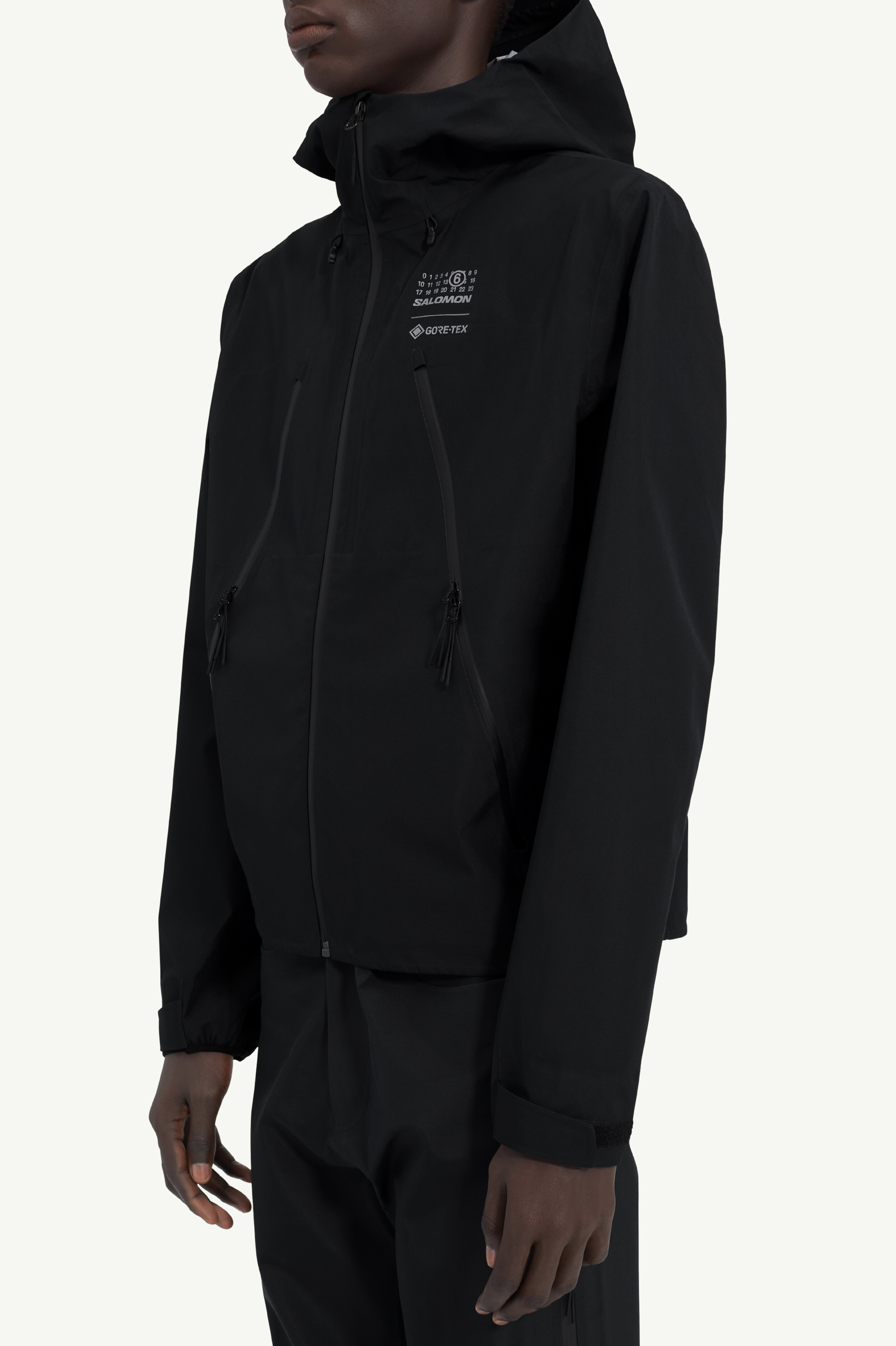 Black Gore-Tex Windbreaker MM6 x Salomon | MM6