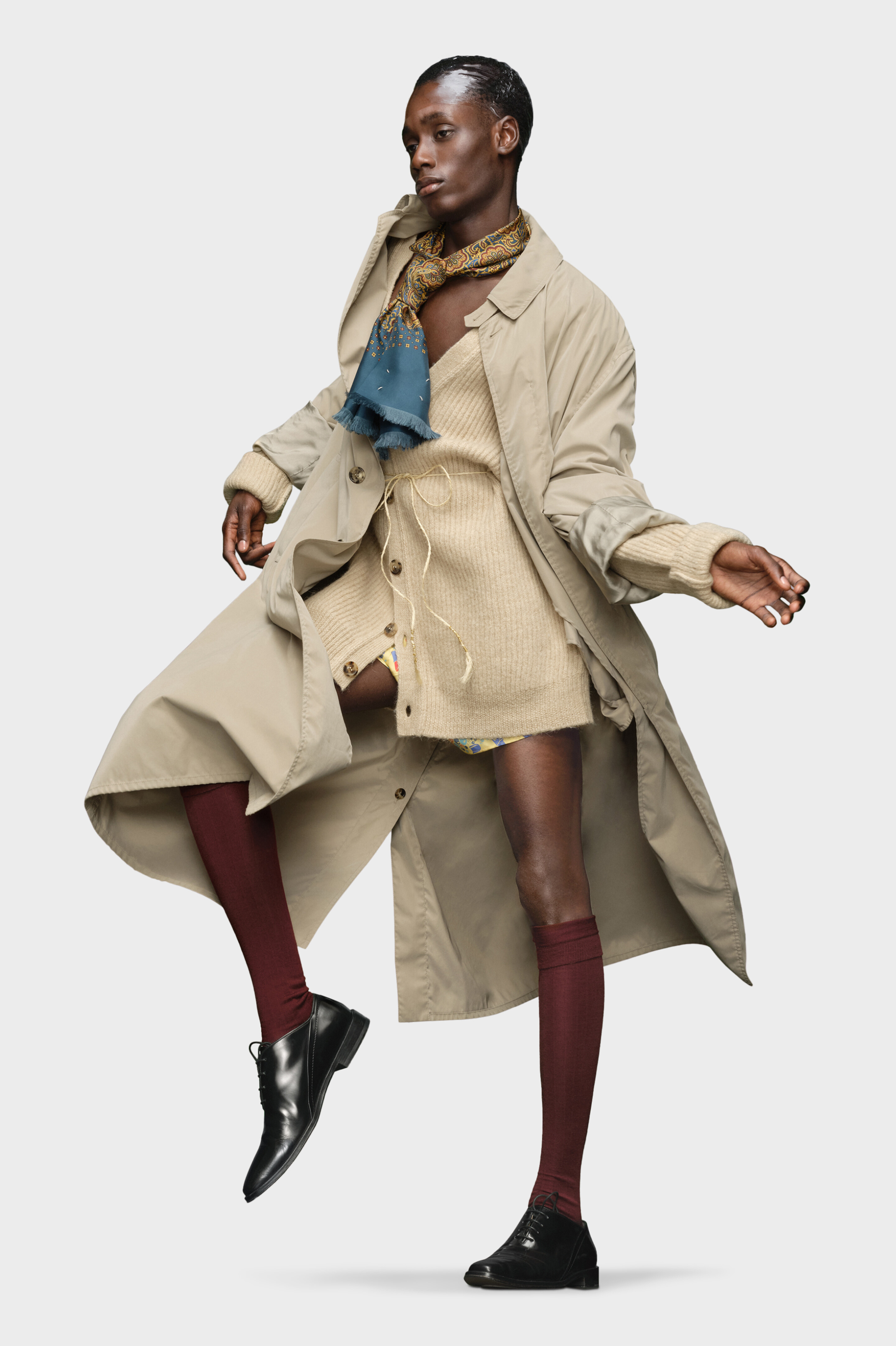ピーチドコットンコート｜Maison Margiela