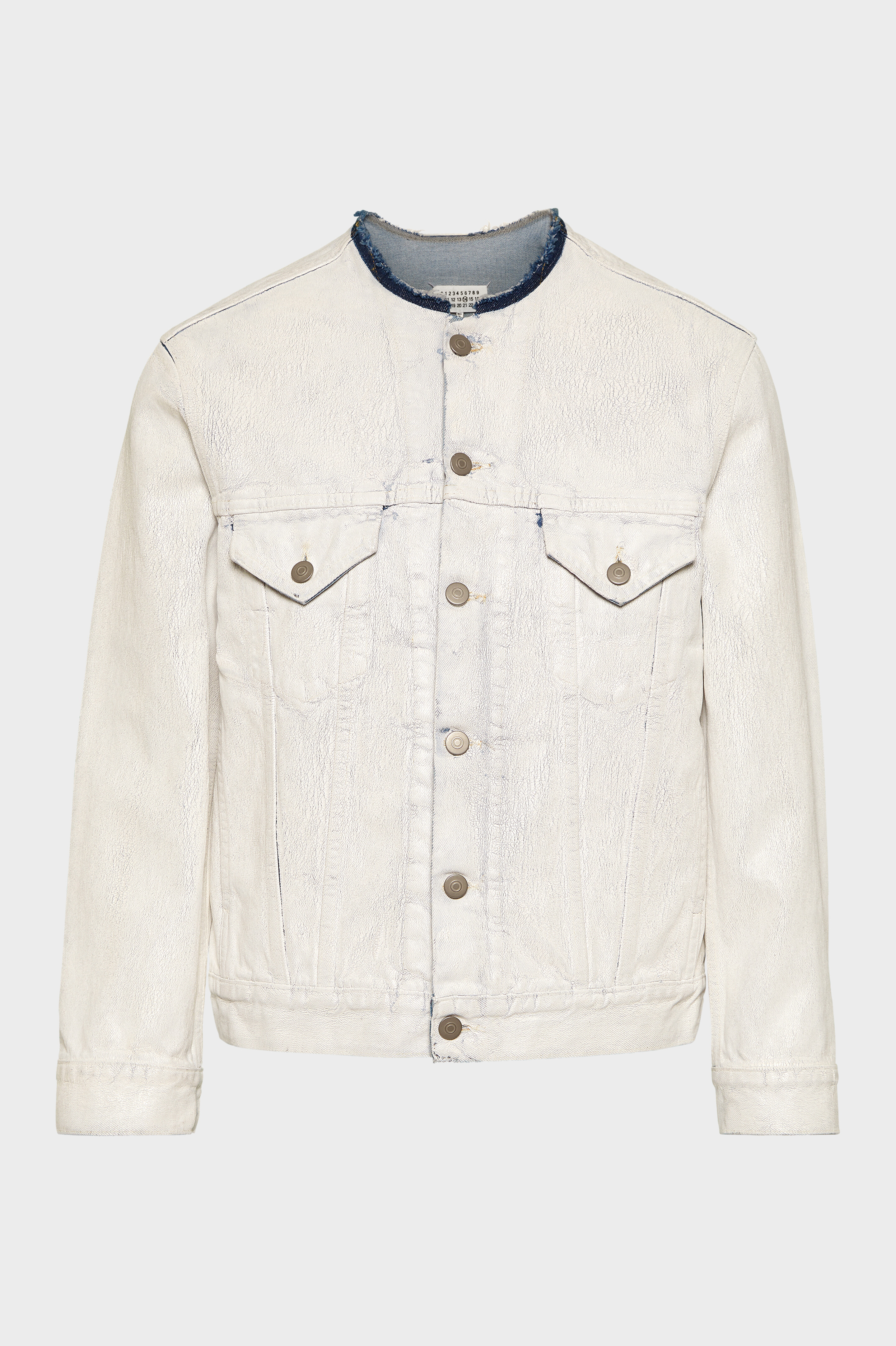 Denim Jacket Cracked White | Maison Margiela