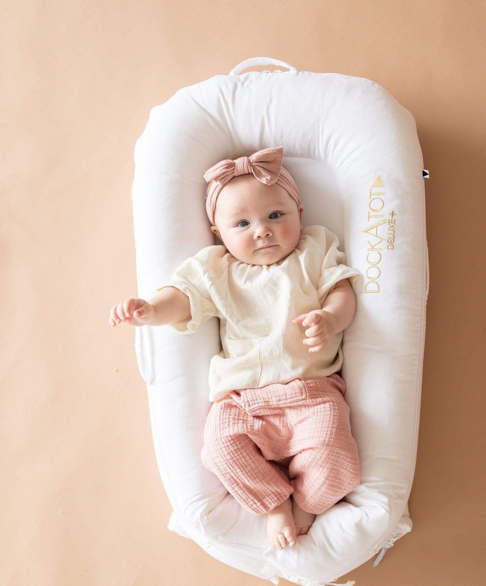 Dockatot Deluxe+ Dock - Pristine White | Nursery Accessories