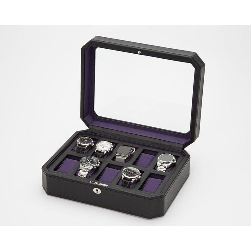 Wolf Windsor 10 Piece Watch Box - Purple - Accessories | Manfredi