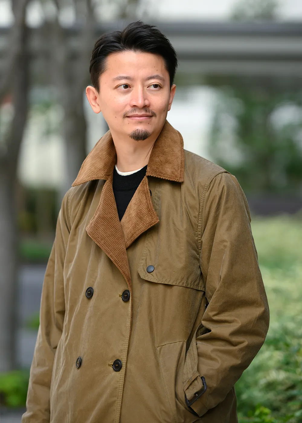 Barbour ストックマンコートオイルドコート乗馬バイカーL Barbour