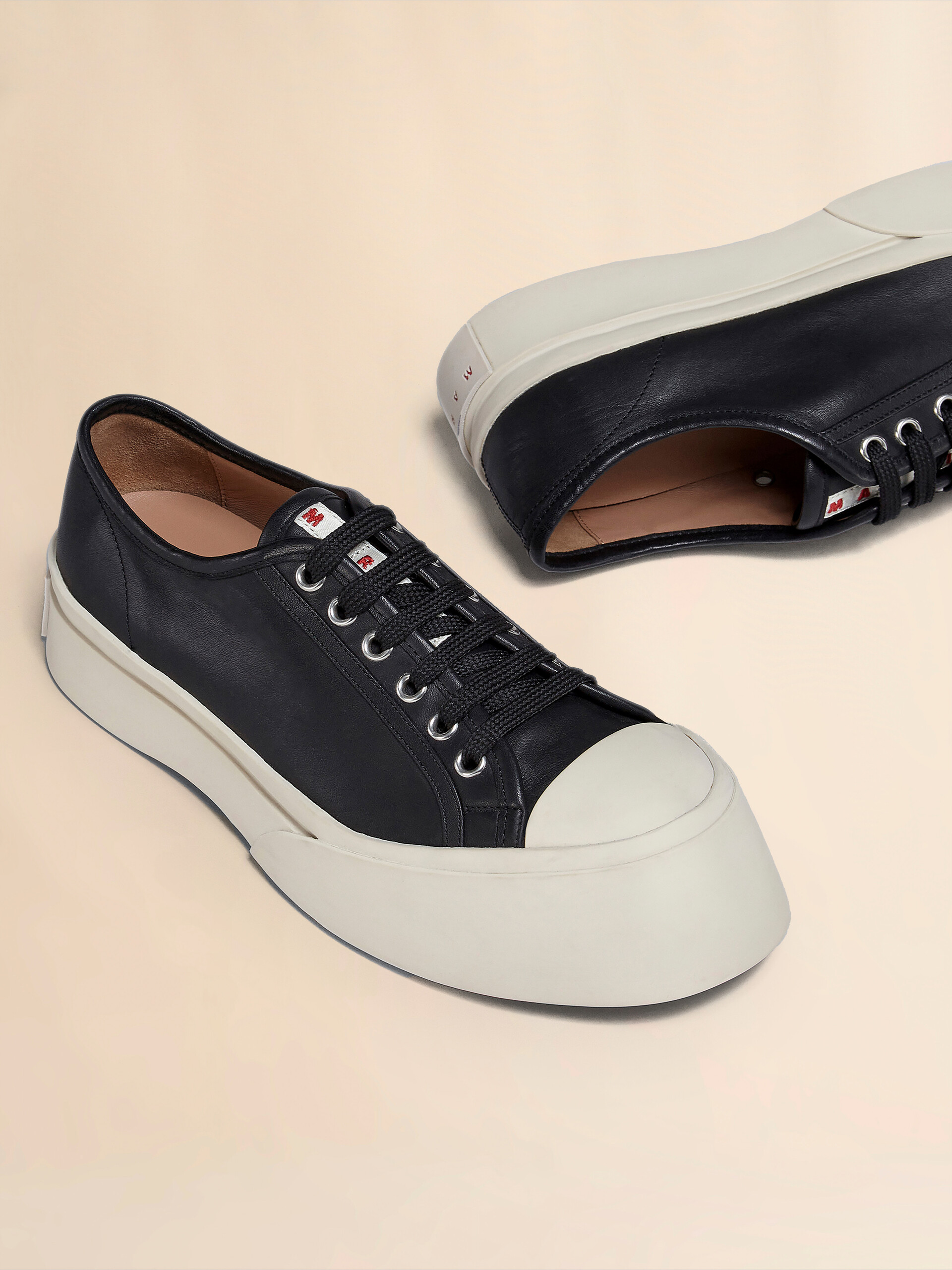 ブラック ナッパレザー製Pabloスニーカー | Marni