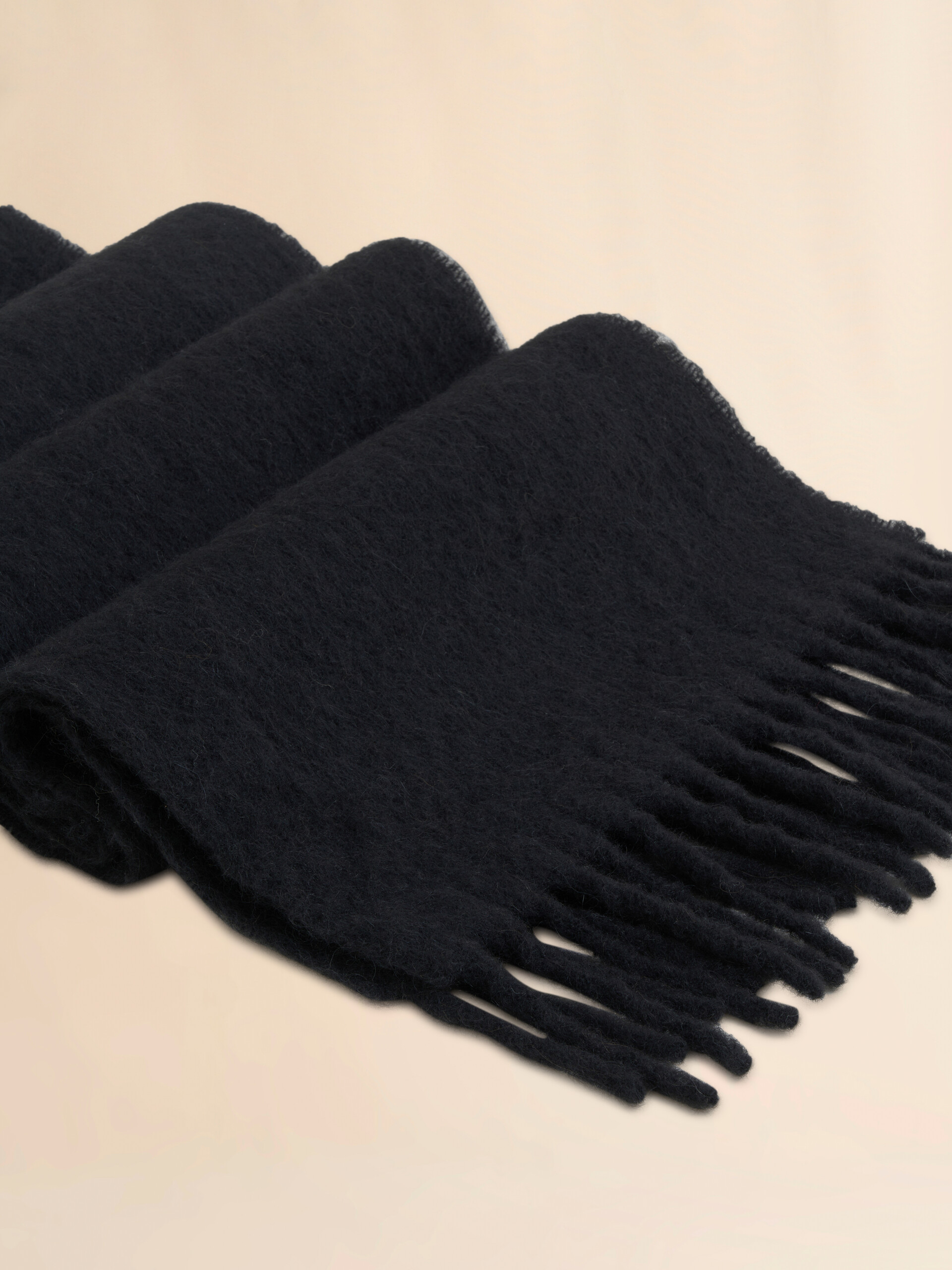 Black alpaca scarf | Marni
