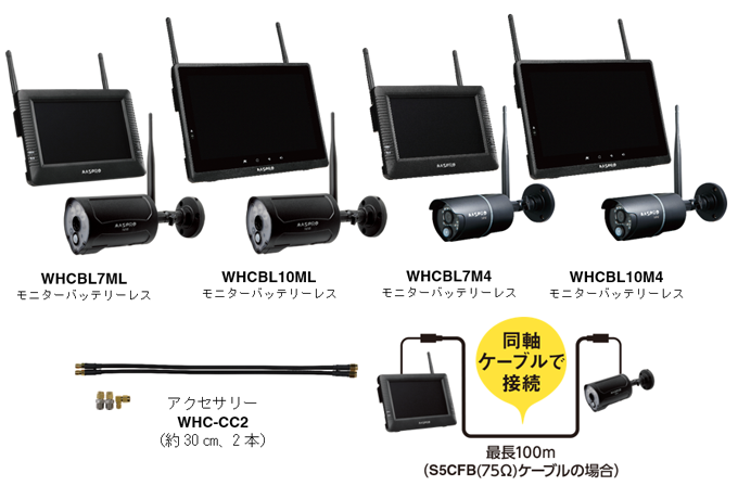マスプロ　センサーライト付き　モニター&ワイヤレスHDカメラセット　増設カメラ Amazon.co.jp: マスプロ電工 防犯カメラ モニター＆ワイヤレスHDカメラ