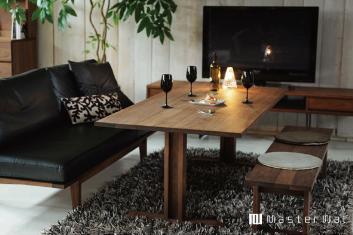 RITZ LOW DINING TABLE(幅140cm × 奥行80cm)の通販 / マスターウォール